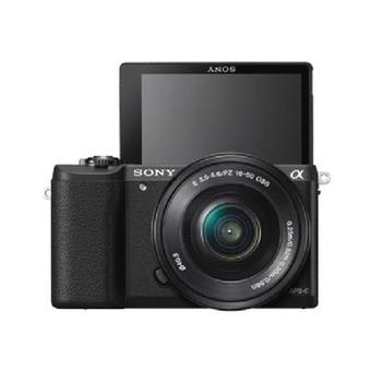 Sony Mirrorless Digital Camera Alpha A5100 ILCE-5100L - 24.3MP - Hitam  