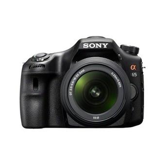 Sony SLT-A65VK/Q - 24.3 MP - 18-55mm Lens Kit - Hitam  