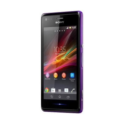Sony Xperia M C2005 Ungu Smartphone [Dual Sim Card]