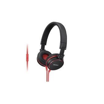 Sony ZX600AP Stereo Headphones - Red  