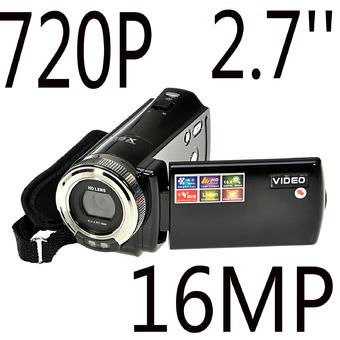Souesa HD 720P 16MP Digital Video Camcorder DV DVR 2.7'' TFT LCD 16x ZOOM  