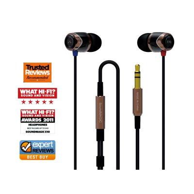Sound Magic In Ear Sound Isolating EarphoneE10 Black Gold