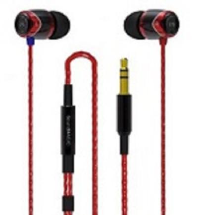 Soundmagic - E10 In Ear Sound Isolating Earphone- Red Original text