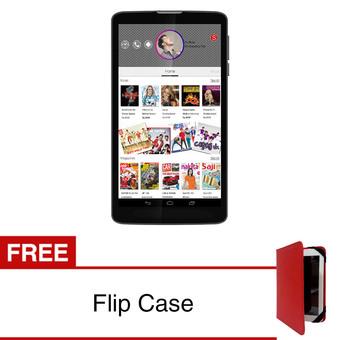 SpeedUp Pad Pop 3G - 4GB - Hitam + Gratis Flipcase Merah  