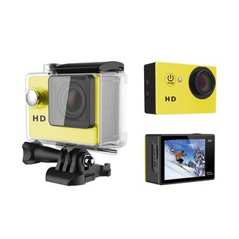 Sports DV Action Camera A8 720P HD Video + 120°Wide View Angle + Waterproof HD Camrecorder(Yellow) (Intl)  