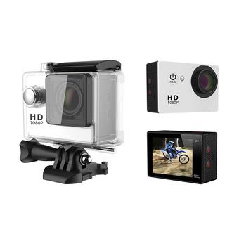Sports DV Action Camera A9 1080P 15fps Video + 120°Wide View Angle + Waterproof HD Camrecorder(White) (Intl)  