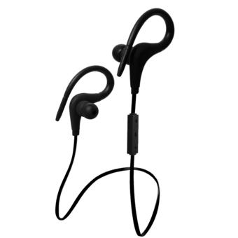 Sports Stereo Headphones Wireless Bluetooth 4.1 Headset Earphones Earbuds for Samsung Galaxy S2 S3 (Black)  