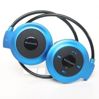 Sports Wireless Music Stereo Bluetooth Headphones (Blue) (Intl)  