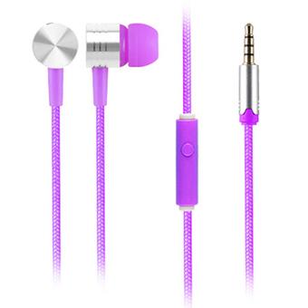 Stereo Headset For Phone MP3 (Purple)  
