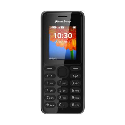 Strawberry Candy Bar ST22 Black Handphone [Dual SIM]