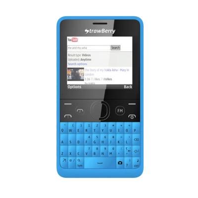 Strawberry S8 Blue QWERTY Handphone