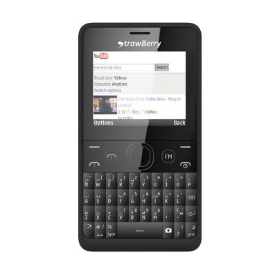 Strawberry S8 QWERTY Black Handphone