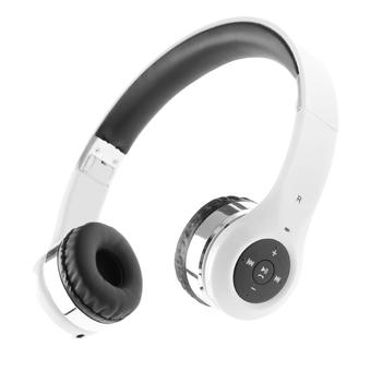 Stretchable Foldable Wireless Bluetooth V3.0 Headset Headphone with Mic for iPhone6 iPhone 6 Plus S6 S6 Edge (White)  