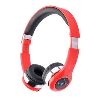 Stretchable Foldable Wireless Bluetooth V3.0 Headset Headphone with Mic for iPhone6 iPhone 6 Plus S6 S6 Edge (Red)  