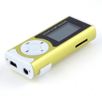 Sunweb Digital Lcd Screen Clip-On Flash Mp3 Player Rechargable Media Music Player With Micro Sd Card Slot ( Green ) (Intl)  
