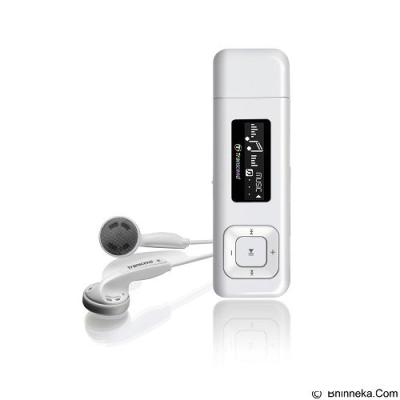 TRANSCEND MP3 Player 8GB with FM Tuner [DKA-TS8GMP330W] - White