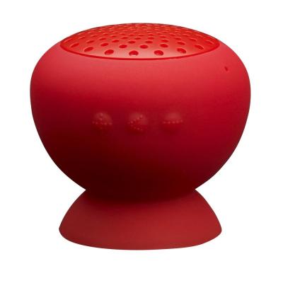 Taff Mushroom Bluetooth Music Shower Speaker - Red