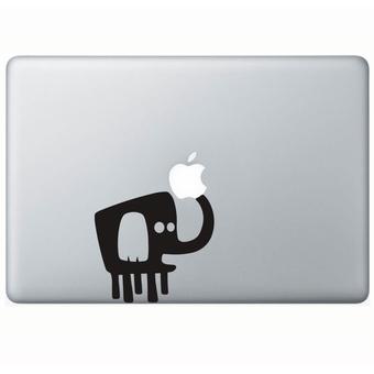 Tokomonster Decal Sticker Mini Elephant Macbook Pro and Air - Hitam  