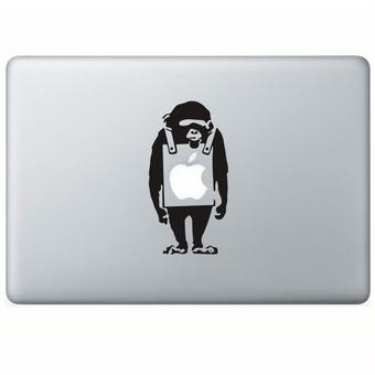 Tokomonster Decal Sticker Monkey Poster Macbook Pro and Air - Hitam  