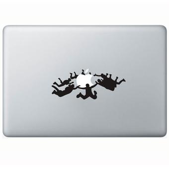 Tokomonster Decal Sticker Skydiving Macbook Pro and Air - Hitam  