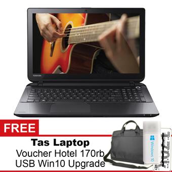 Toshiba Gaming Laptop Satellite L50-B212BX Windows 8 Original + Gratis Tas Laptop + Voucher Hotel 170rb + USB Self Upgrade Windows 10  