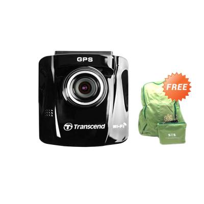 Transcend Car Video Recorder DrivePro 220 Included 16GB MLC Hitam Action Cam + Tas Ransel