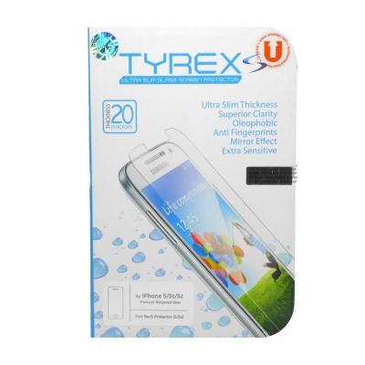 Tyrex Slim Tempered Glass Screen Protector for iPhone 5 or 5S [0.2 mm]