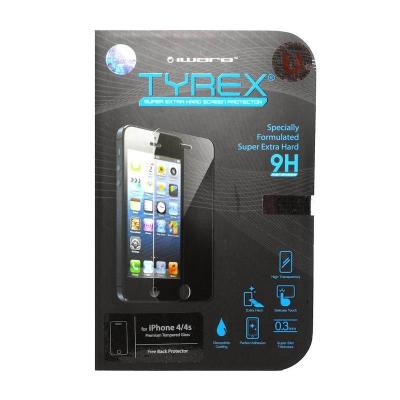 Tyrex Tempered Glass Screen Protector for iPhone 4 or 4s [0.3 mm]