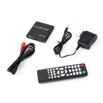 US Mini 1080P Full HD Media Player-With MKV/RM-SD/USB HDD-HDMI Function  