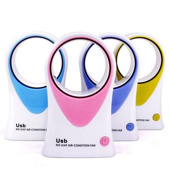 USB Fan No Leaf Air Condition Model UF020-1 - Pink  