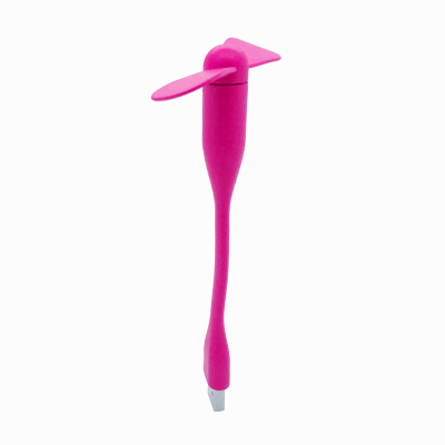 USB Fashion Cable Pink Kipas Mini Portable [USB Mini Fan]