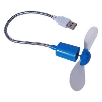 USB - Kipas Angin Mini USB Flexible - Biru  