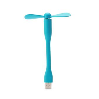 USB Kipas Mini Portable - USB Mini Fan - Biru  
