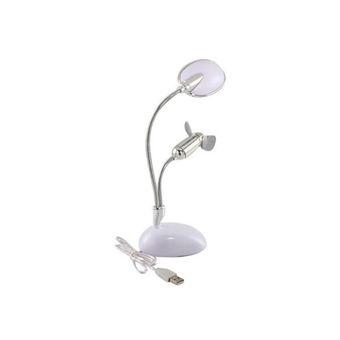 USB LED Lamp Fan White (Intl)  