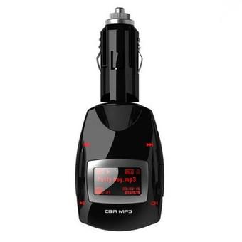 USB2.0 Car MP3 Player LCD 3.5mm FM Transmitter Modulator SD + Remote Red (Intl)  