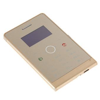 Ultra Thin Card Mobile Phone (Gold)(No memory ) (Intl)  