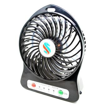 Universal Battery Cell Cooling Fan 18650 Battery - Black  