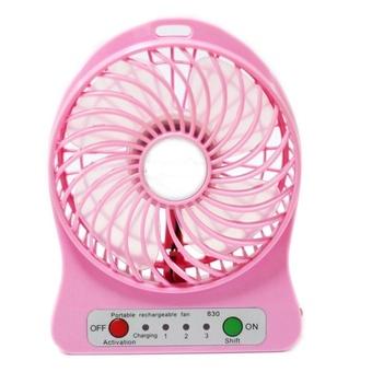 Universal Battery Cell Cooling Fan 18650 Battery - Pink  