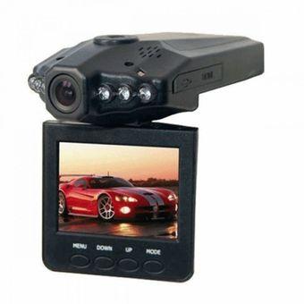 Universal Car Recorder 6 IR LED 2.5 Inch TFT Color LCD HD Car DVR Camera - PD-198 - Hitam  