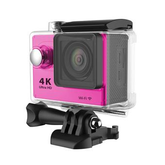 Universal Waterproof Ultra 4K WiFi SJ4000 1080P HD DV Action Sports Camera Video Camcorder For iPhone 6 6S Smartphone (Pink) (Intl)  