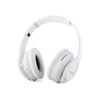 VEGGIEG V8800N Foldable Stereo Wireless Bluetooth V4.0 + EDR Headset Headphone NFC Function Multi-point with Mic 3.5mm Cable (White) (Intl)  