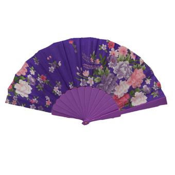 Vococal Handheld Folding Hand Fan - Purple  