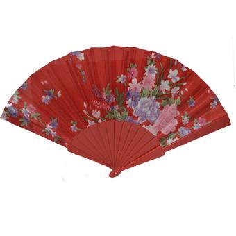 Vococal Handheld Folding Hand Fan - Red  