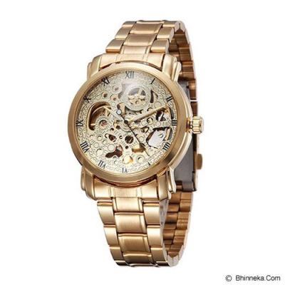 WINNER Skeleton Automatic Mechanical Watch For Men [U8008] - Gold