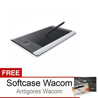 Wacom Intuos Pro Medium PTH651Special Edition with Wireless Kit - Hitam + Gratis Softcase dan Antigores  