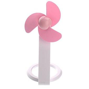 Welink Foldable USB Powered Mini Electric Fan (Pink) (Intl)  