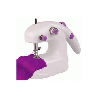 Whiz Portable Sewing Machine - White/Purple (Mejin Jahit Portable - Putih/Ungu)  