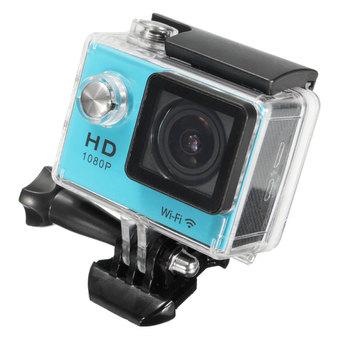 Wifi 1080P SJ5000 Sports DV Car Action Waterproof HDMI Sport Camera +2 Battery (Blue) (Intl)  