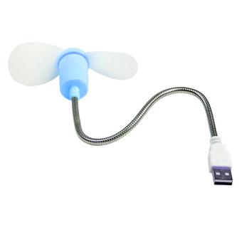 Winder USB Kipas Angin Flexible Standing - Biru  