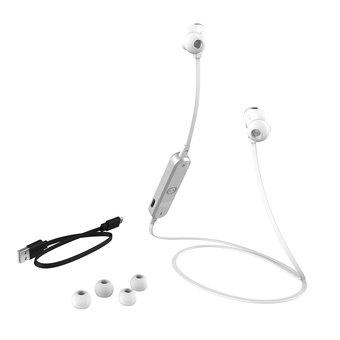 Wireless Bluetooth 4.1 Stereo Sport Earphone In-ear Headphone Earbuds with Mic (Silver) (Intl)  